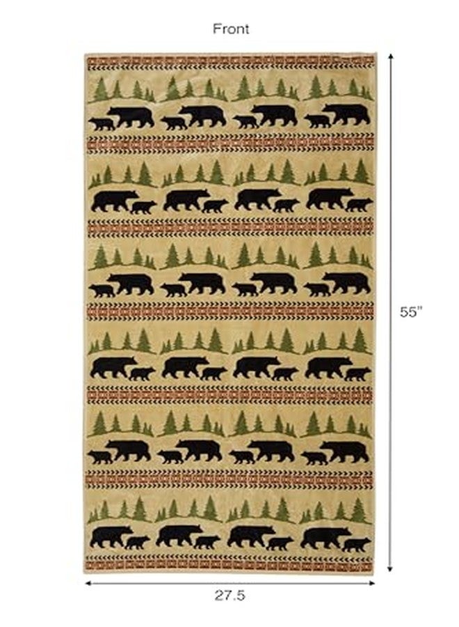Carstens, Inc. Bear Rustic Décor Bath Towel - Image 3