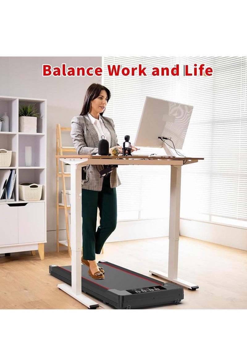Yoawllty - Walking Pad,Under Desk Treadmill,Walking Mat for Home,Portable Walking Pad Treadmill Running Device for Home and Office Remote Control in LED Display - Image 1
