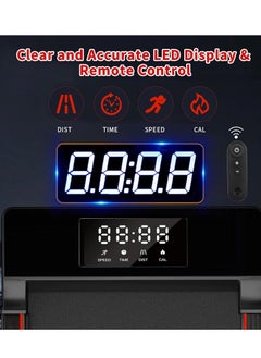 Yoawllty Walking Pad,Under Desk Treadmill,Walking Mat for Home,Portable Walking Pad Treadmill Running Device for Home and Office Remote Control in LED Display  - Image 4