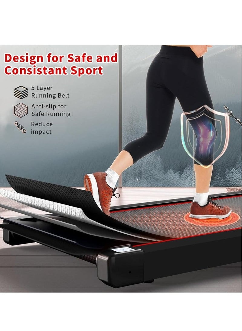 Yoawllty - Walking Pad,Under Desk Treadmill,Walking Mat for Home,Portable Walking Pad Treadmill Running Device for Home and Office Remote Control in LED Display - Image 1