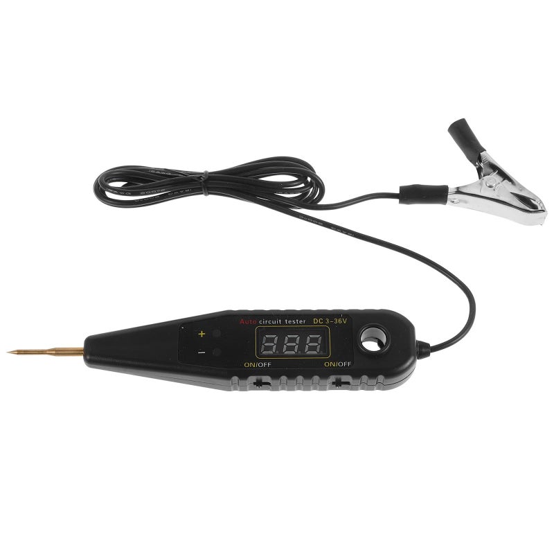 Digital Automotive LED Voltage Tester Pen with Circuit Breaker Finder and Fuse Tester for Electrical Wire Testing and DIY Auto Repair - Image 2