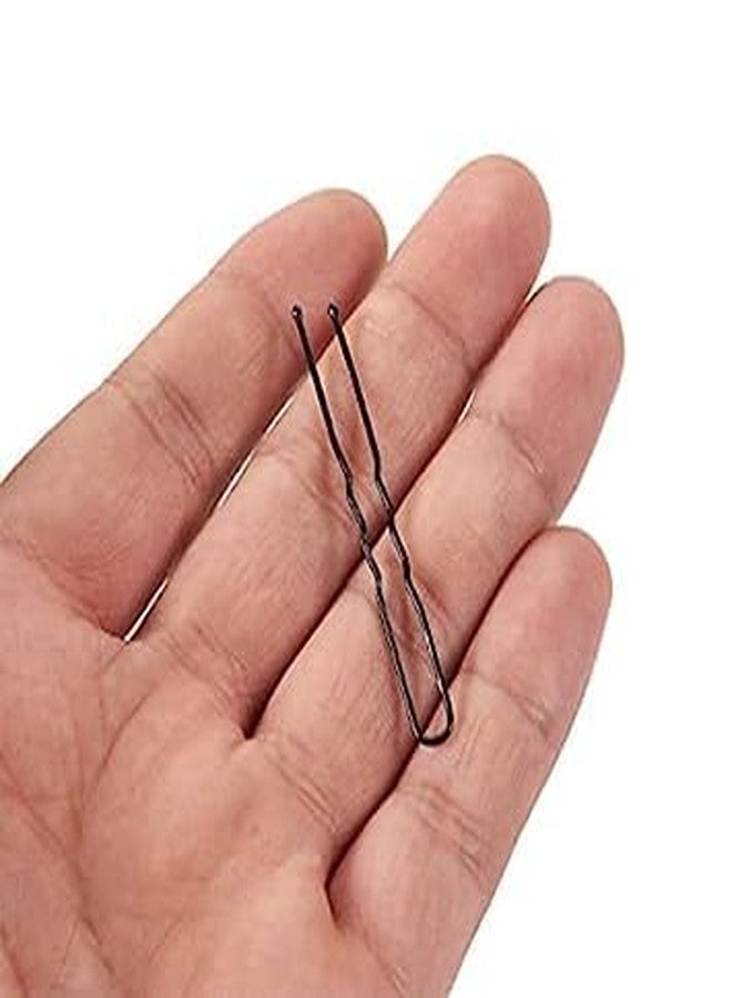 VEDETIC 6-cm Long Bobby Hair Pins for Women And U Shape Pins Hair Clips for Updo Hairstyles, Hair Styling Accessories, Black, 2 Inches pack of 20 - Image 2