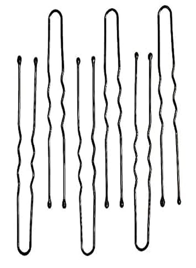 VEDETIC 6-cm Long Bobby Hair Pins for Women And U Shape Pins Hair Clips for Updo Hairstyles, Hair Styling Accessories, Black, 2 Inches pack of 20 - Image 4