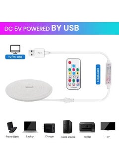 Generic LED Fairy Lights, 5M/16.4ft, RGB Full Color, 50 LEDs/m, IP67 Waterproof, USB Powered  - Image 3