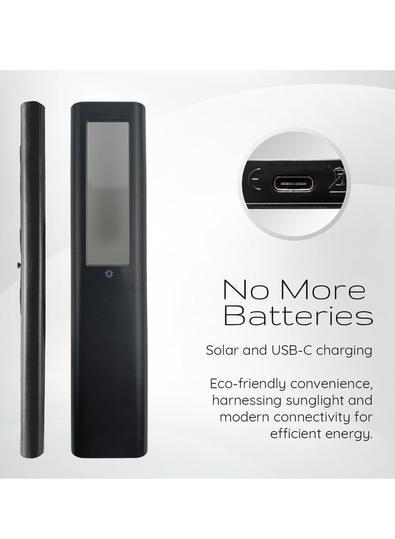 Raxoom Solar Power Voice Remote Control for Samsung Smart 4k 8K Ultra HD Neo QLED OLED,BN 59-01357C - Image 3