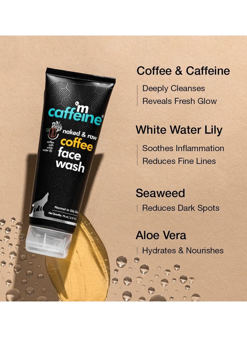 MCaffeine mCaffeine Hydrating Espresso Coffee Face Wash with Hyaluronic Acid | Face Cleanser for Women & Men | Prevents Dryness & Dullness, Tan Removal | For All Skin Types | Paraben & Sulphate Free (75 ml)  - Image 4