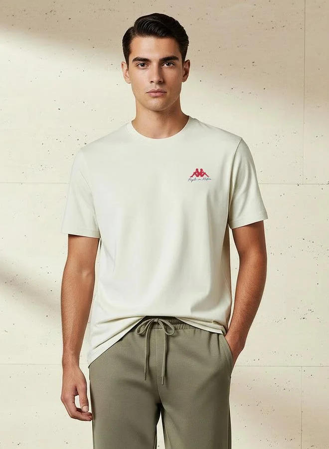 كابا Kappa Men Logo Print T-shirt
