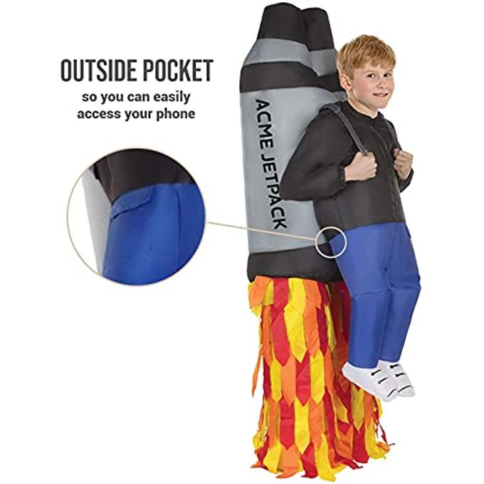 MORPH Jet Pack Inflatable Costume Kids, Kids Inflatable Costumes, Boys Halloween Costume, Halloween Costumes for Boys - Image 3