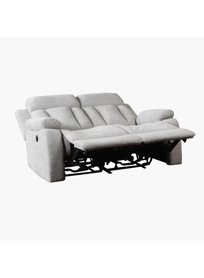 Home Box Dallas Power 2-Seater Fabric Recliner Sofa With Usb 100 X 154 X 96 Cm  - Image 3