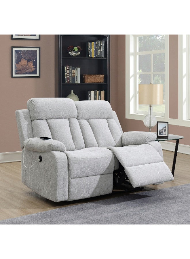 Home Box Dallas Power 2-Seater Fabric Recliner Sofa With Usb 100 X 154 X 96 Cm  - Image 5