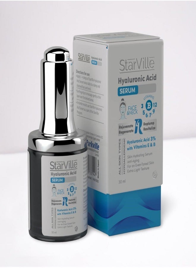 starville - Hyaluronic Acid Serum For Face & Neck 30ml - Image 1