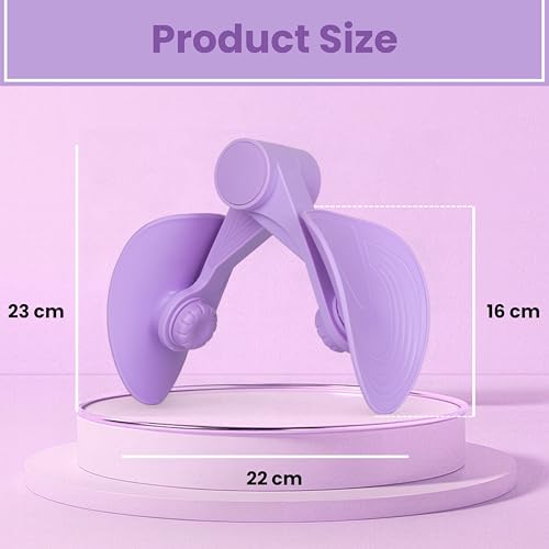 PRANIJ Hip Pelvic Trainer for Men, Women | Thigh Master & Inner Thigh Exerciser | Postpartum Pelvic Floor Strengthening, Leg, Butt Workout Equipment | Portable Fitness Tool for Home Gym Office - Image 5