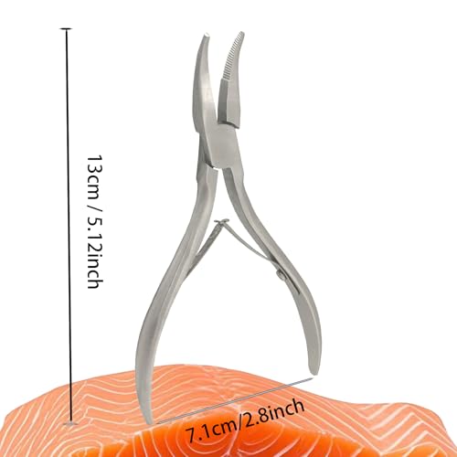 MAGIICZOL 3 PCS Fish Bone Tweezers Bone Pliers, Stainless Steel Fish Deboning Tools - Image 2