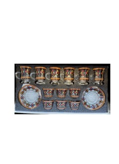 ALJAWAHER set cups& soccer for tea & coffee 