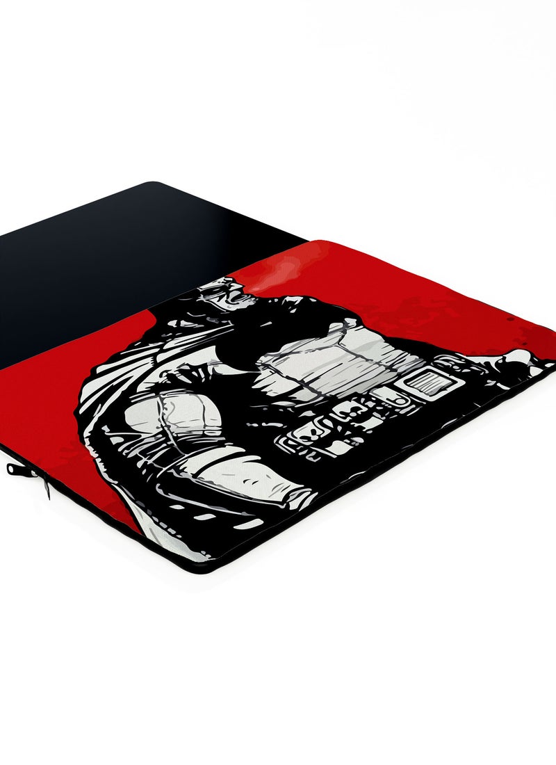LOUD UNIVERSE Laptop Sleeve 15 inch Batman Dark Knight Retro Comic Red Aesthetic Tablet Sleeve - Image 3