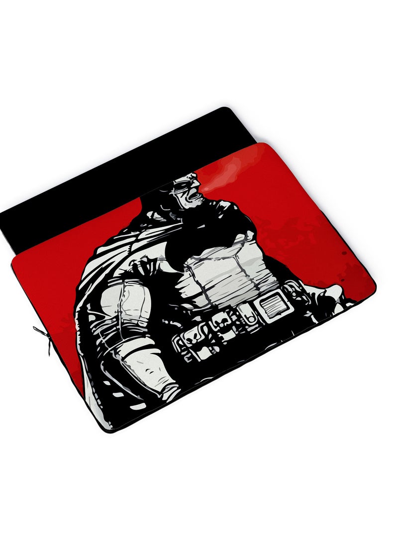 LOUD UNIVERSE Laptop Sleeve 15 inch Batman Dark Knight Retro Comic Red Aesthetic Tablet Sleeve - Image 4