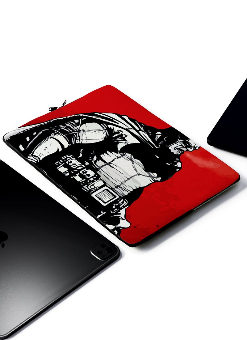 LOUD UNIVERSE Laptop Sleeve 15 inch Batman Dark Knight Retro Comic Red Aesthetic Tablet Sleeve - Image 2