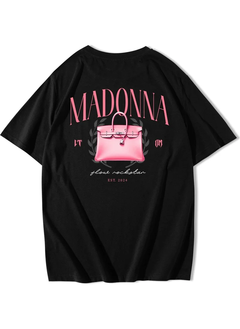 بي ار زد كولكشن Oversize Nata Montana And Madonna Best Friend T-Shirt