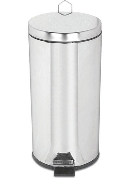 palex Stainless Chrome Pedal Dustbin 20 Liter Home Office Bathroom 