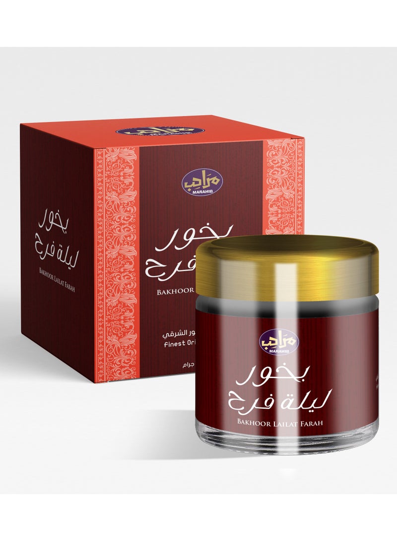 MARAHIB Bakhoor Lailat Farah 30 g - Image 1