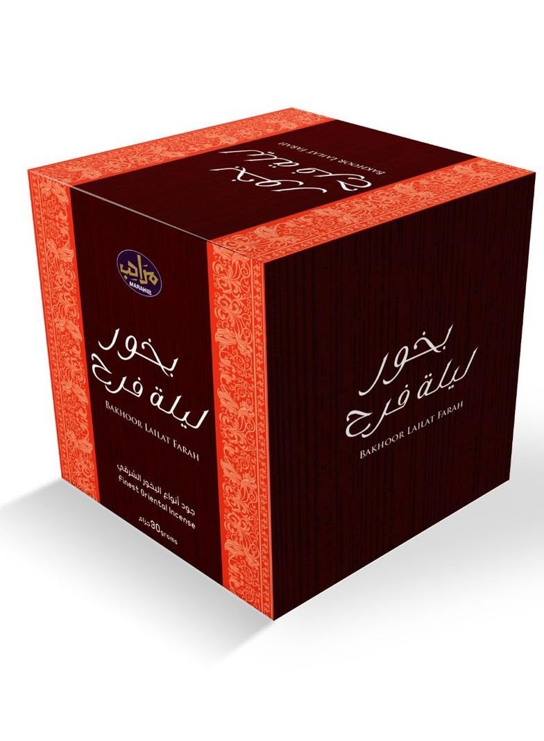 MARAHIB Bakhoor Lailat Farah 30 g - Image 2