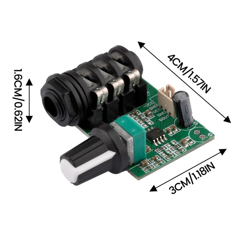 TL072 Op Amp لوحة مكبر صوتي مسبق عالي المقاومة، مكبر إشارة فردي 12 فولت 24 فولت - Image 5