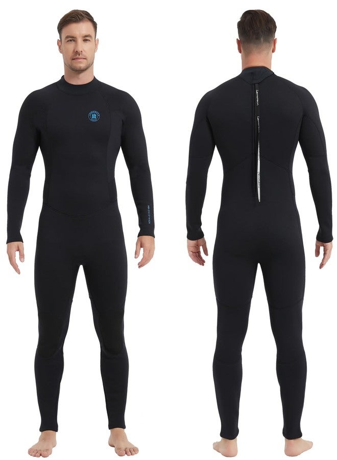 Lemorecn Wetsuit Men 3/2mm Back Zip Full Wetsuit for Men(3131-L) - Image 1