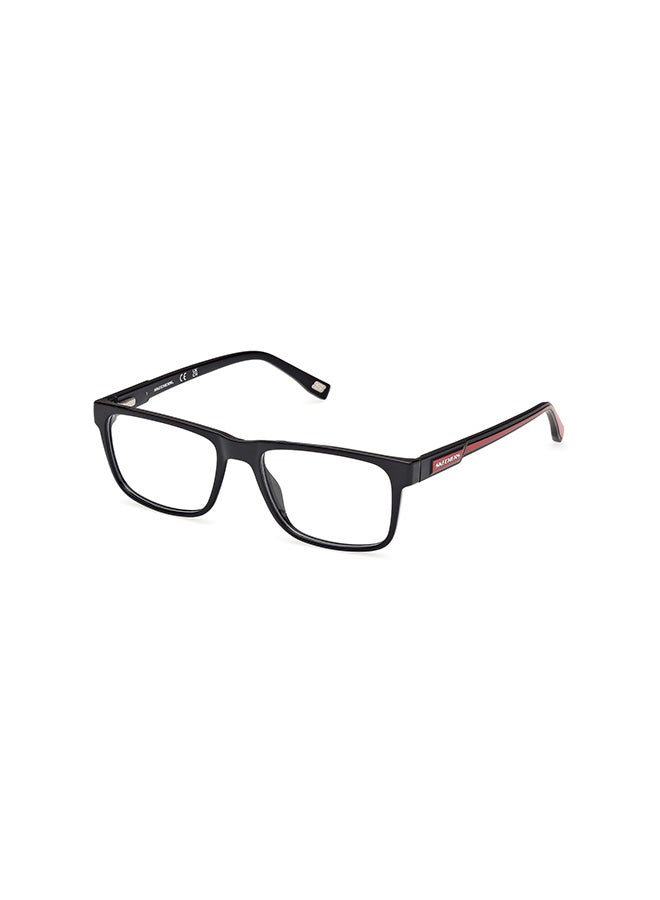SKECHERS Men's Rectangular Eyeglass Frames Shiny Black SKECHERS SE330400451 51 mm - Image 1