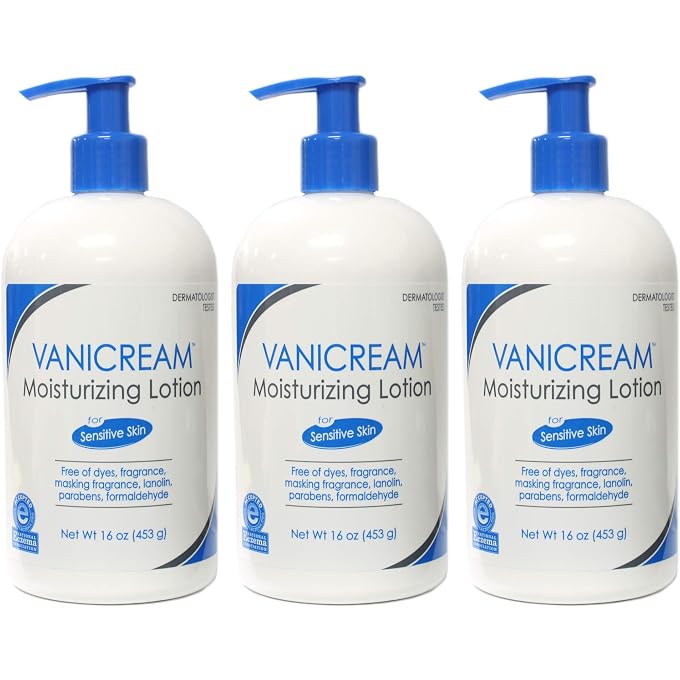 Vanicream Lite Lotion, Pump, 16 Ounce naKWwS, 3 Pack - Image 1