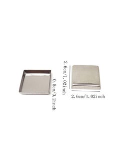 HONBAY 56Pcs Metal Empty Square Metal Pans Make Up Tins Eyeshadow Blush Lipstick Organizer For Cosmetic Palettes (26Mm Height: 5Mm)  - Image 3