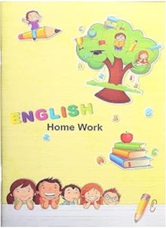 Yassin Yassin 0833 Homework Stapled PP Notebook, A4 Size, 80 Sheets, English Lined- assorted colors 