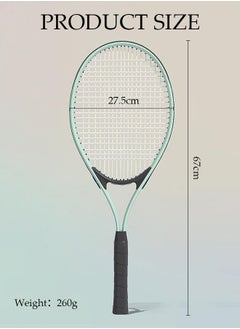 DUNISO Tennis Rackets for Adults,27 Inch Super Lightweight Tennis Racquets for Student Training Tennis and Beginners,1 Player Tennis Racket with 1 balls,1 Water Injection Base  - Image 4