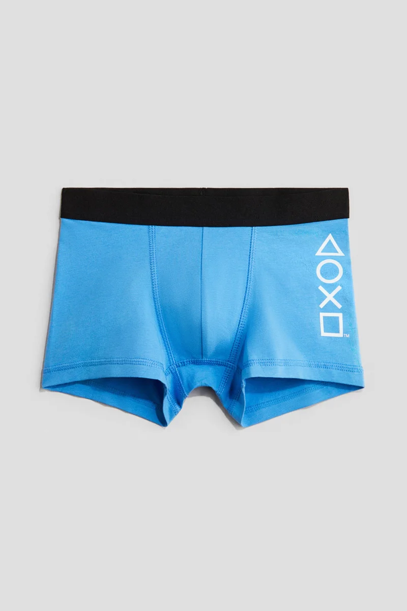 H&M 5-pack print-motif cotton boxer shorts