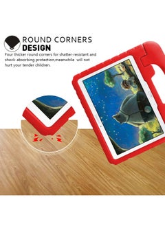 2020 Student Computer Bag Protective Cover EVA Learning Machine Drop-resistant Shell MediaPad T5/M5/M6 In Stock-Color:Red-Applicable Model:sx T800
