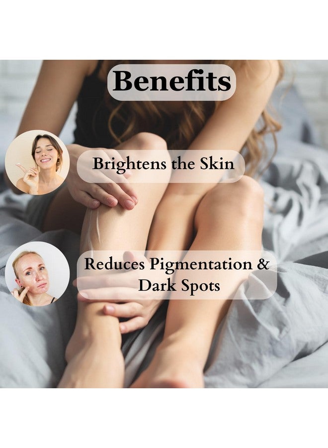 Vigini Lightening Brightening Skin Whitening Polishing Full Body Cream I Glutathione Vitamin C Hyaluronic Acid I Dark Spot Patches Underams Knees Elbows Tan Removal I Men Women 100Ml - Image 4