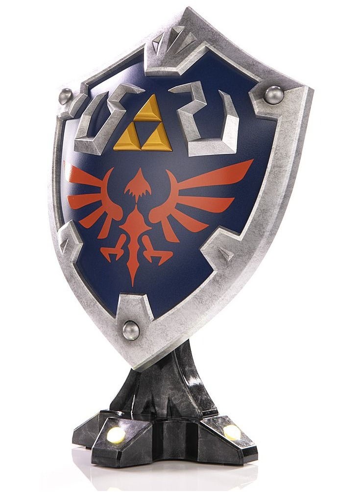 FIRST 4 FIGURES - First4Figures The Legend Of Zelda Breath Of The Wild Hylian Shield Statue | Collector Edition, Black - Image 1