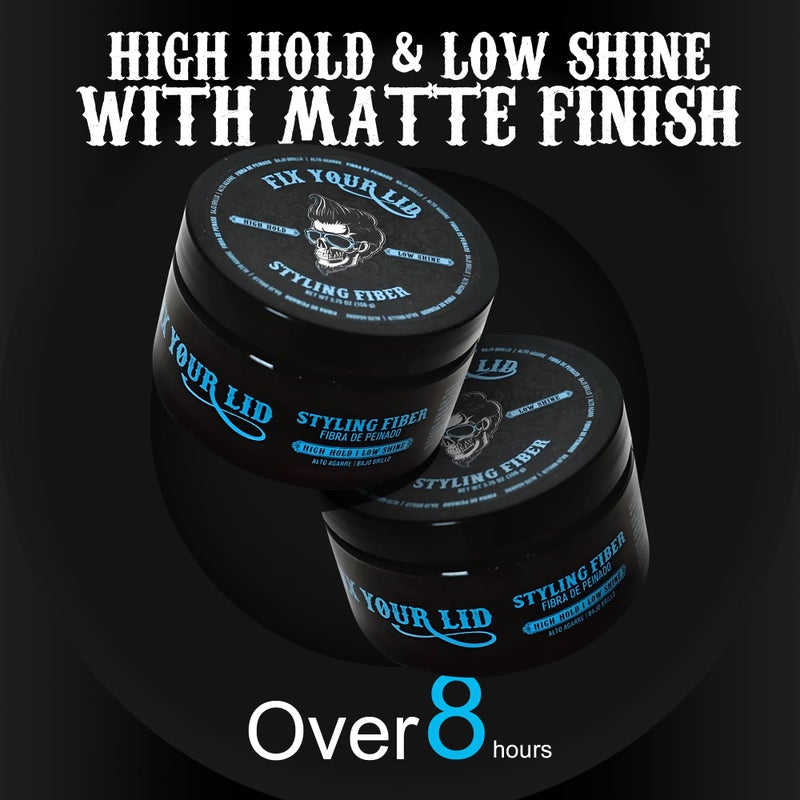 FIX YOUR LID Fix Your Lid-Hair Styling Fiber for Men's and Boys' Short, Choppy Hair Types with High Hold and Low Shine, Infused with Pleasant Citrus Scent, Paraben and Phthalate Free,3.5 oz - Image 5