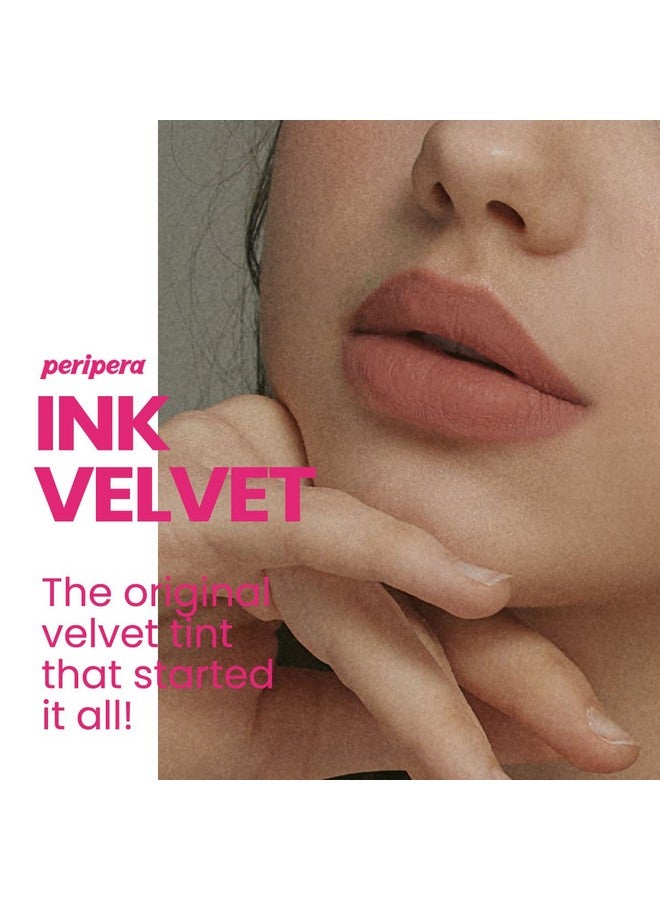 Peripera Ink The Velvet Lip Tint High Pigment Color Longwear Weightless Not Animal Tested Glutenfree Parabenfree (030 Classcic Nude) - Image 2