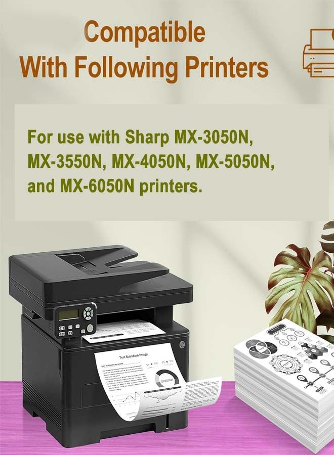شارب Original Sharp MX-61FT Black Toner Cartridge (MX-61FT-BA) – ~40,000 Pages Yield black - Image 2