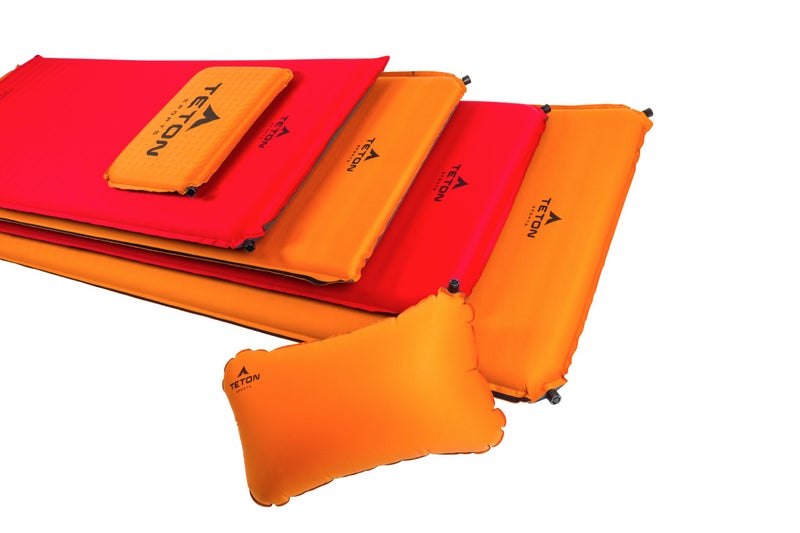 TETON Sports TETON Sports Camping Seat Cushion; Stadium Seat; Office Chair; Car Pad; Inflatable , Orange, 17 x 12 x 1.5-Inch  - Image 5