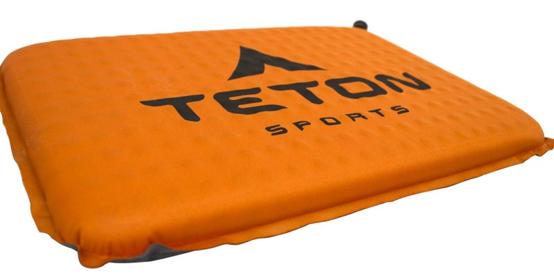 TETON Sports TETON Sports Camping Seat Cushion; Stadium Seat; Office Chair; Car Pad; Inflatable , Orange, 17 x 12 x 1.5-Inch  - Image 2