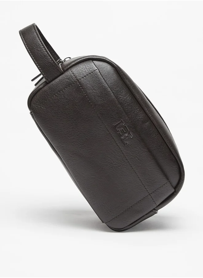 LBL by Shoexpress Solid Pouch with Zip Closure