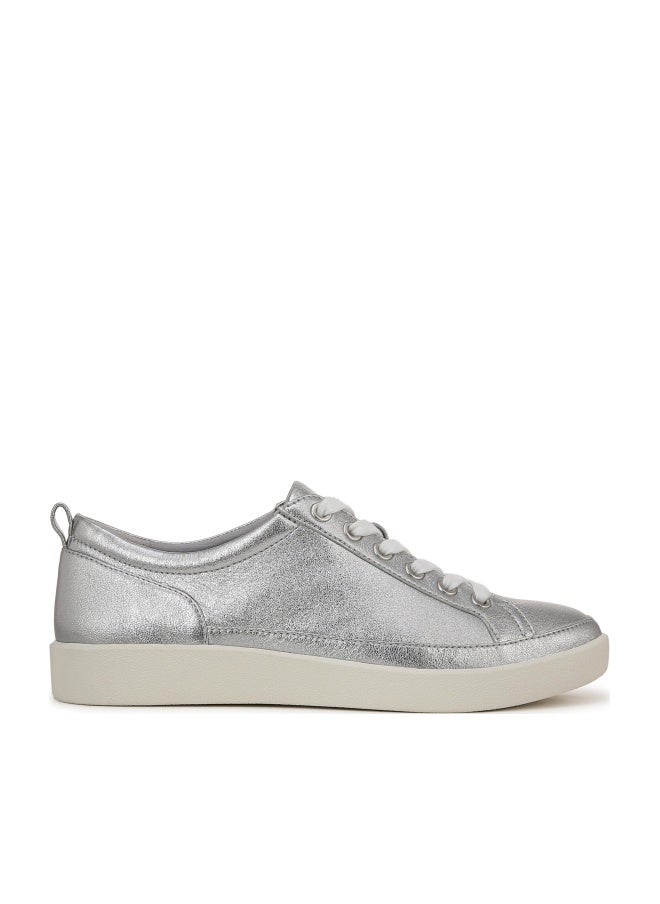 Vionic Women's Winny, Silver Leather, 5 Wide - Image 1