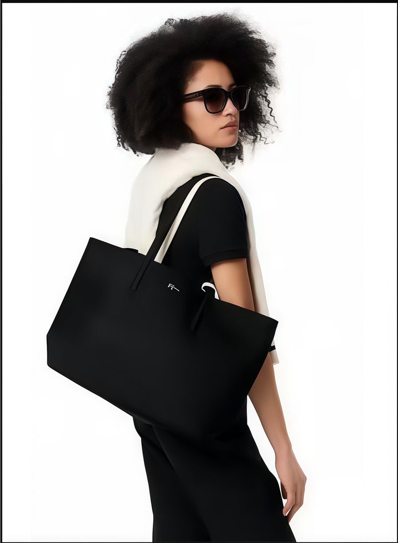 Lacoste Women's Double sided Two tone Large Capacity Handbag, Fashionable Multi functional, Camera Bag - Image 2