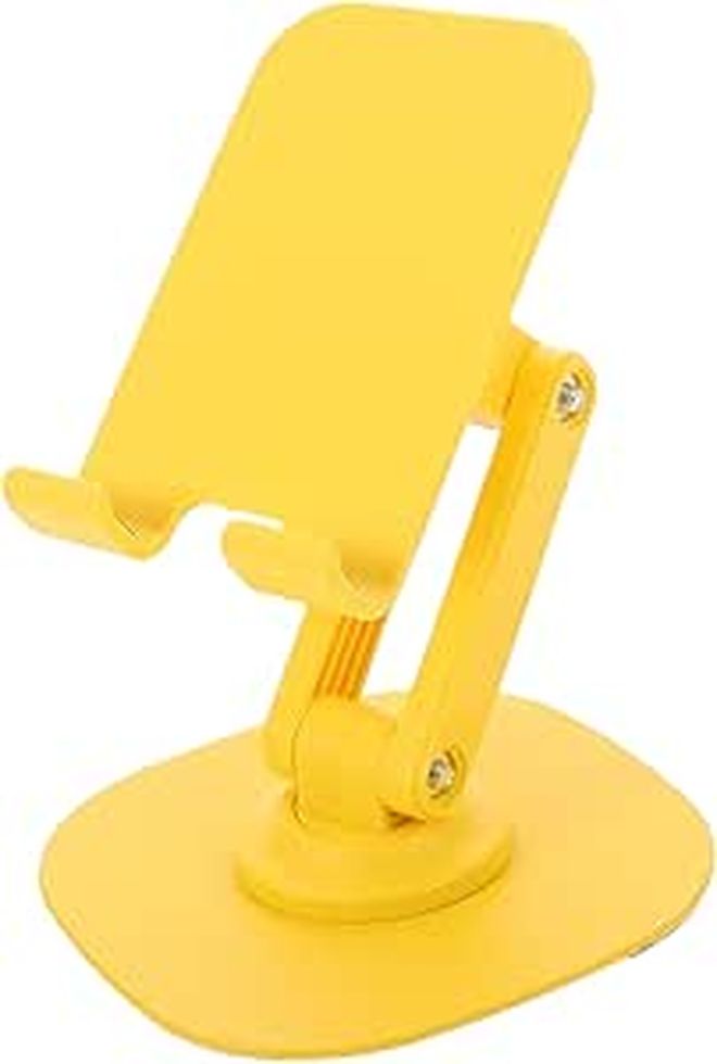 Metal Rotating Tablet Stand Adjustable Height Portable Desk Phone Holder - Image 1