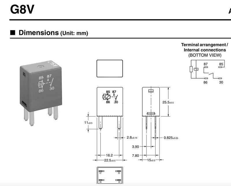 Casalytics 4Pcs 12088567 8567 Automotive Relay – 30A 12VDC 4-Pin High-Performance Relay for GM Vehicles - Image 2