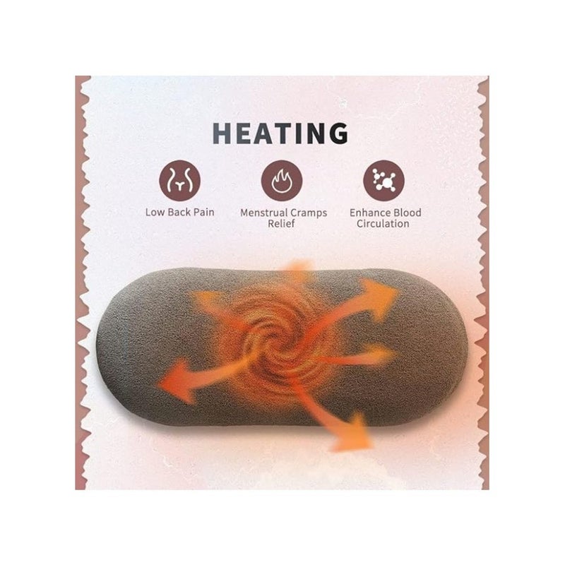 Portable Cordless Heating Pad for Menstrual Cramps and Stomach Relief - Smart Period Pain Relief Device with 3 Heat Levels and 4 Massage Modes - Back and Belly Support - Image 5