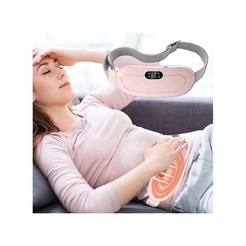 Portable Cordless Heating Pad for Menstrual Cramps and Stomach Relief - Smart Period Pain Relief Device with 3 Heat Levels and 4 Massage Modes - Back and Belly Support - Image 3