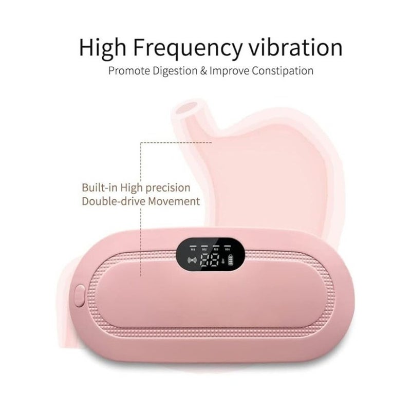 Portable Cordless Heating Pad for Menstrual Cramps and Stomach Relief - Smart Period Pain Relief Device with 3 Heat Levels and 4 Massage Modes - Back and Belly Support - Image 4