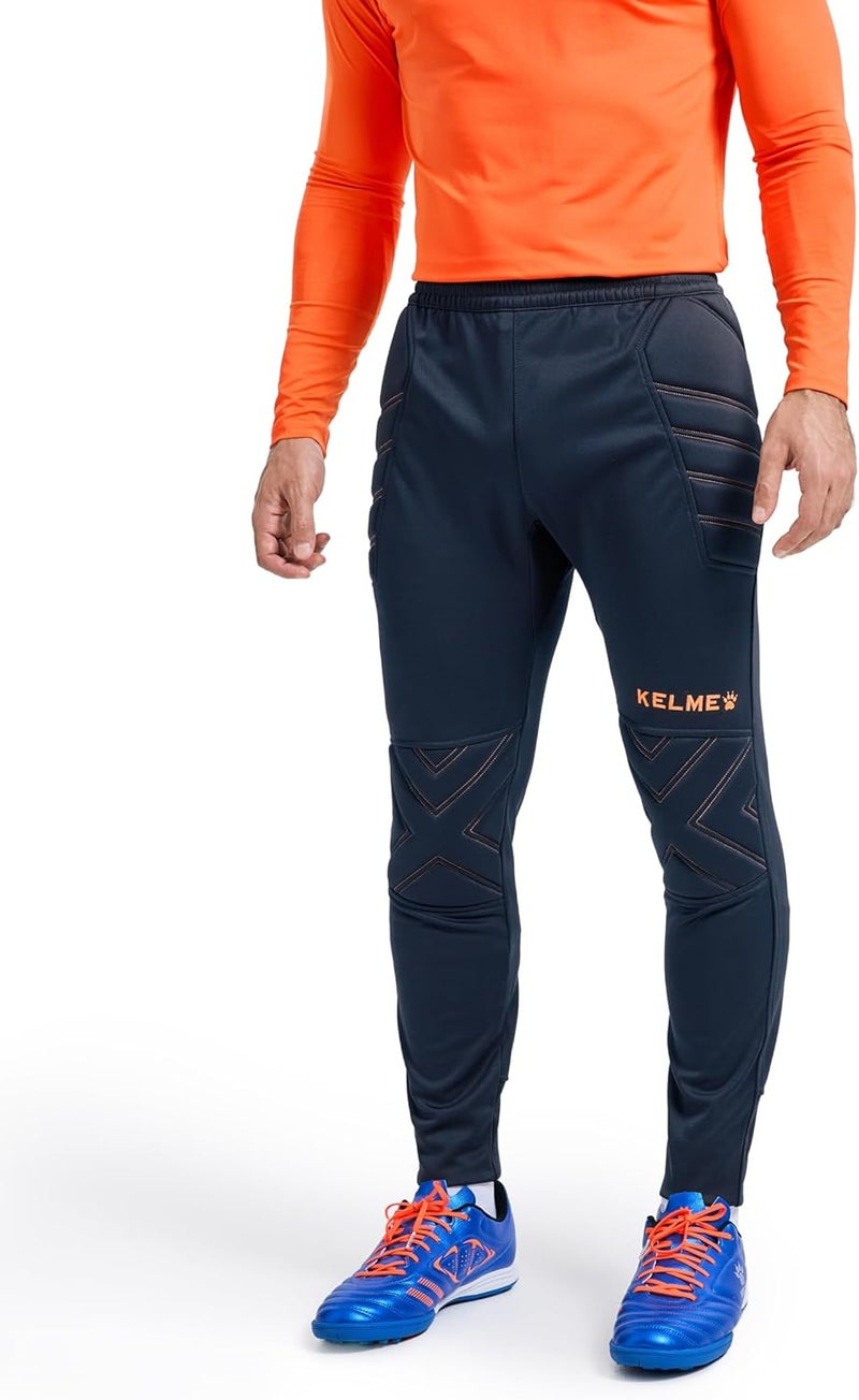 KELME Men's Soccer Goalkeeper Padded Sport Pants Knee Protection - Image 1